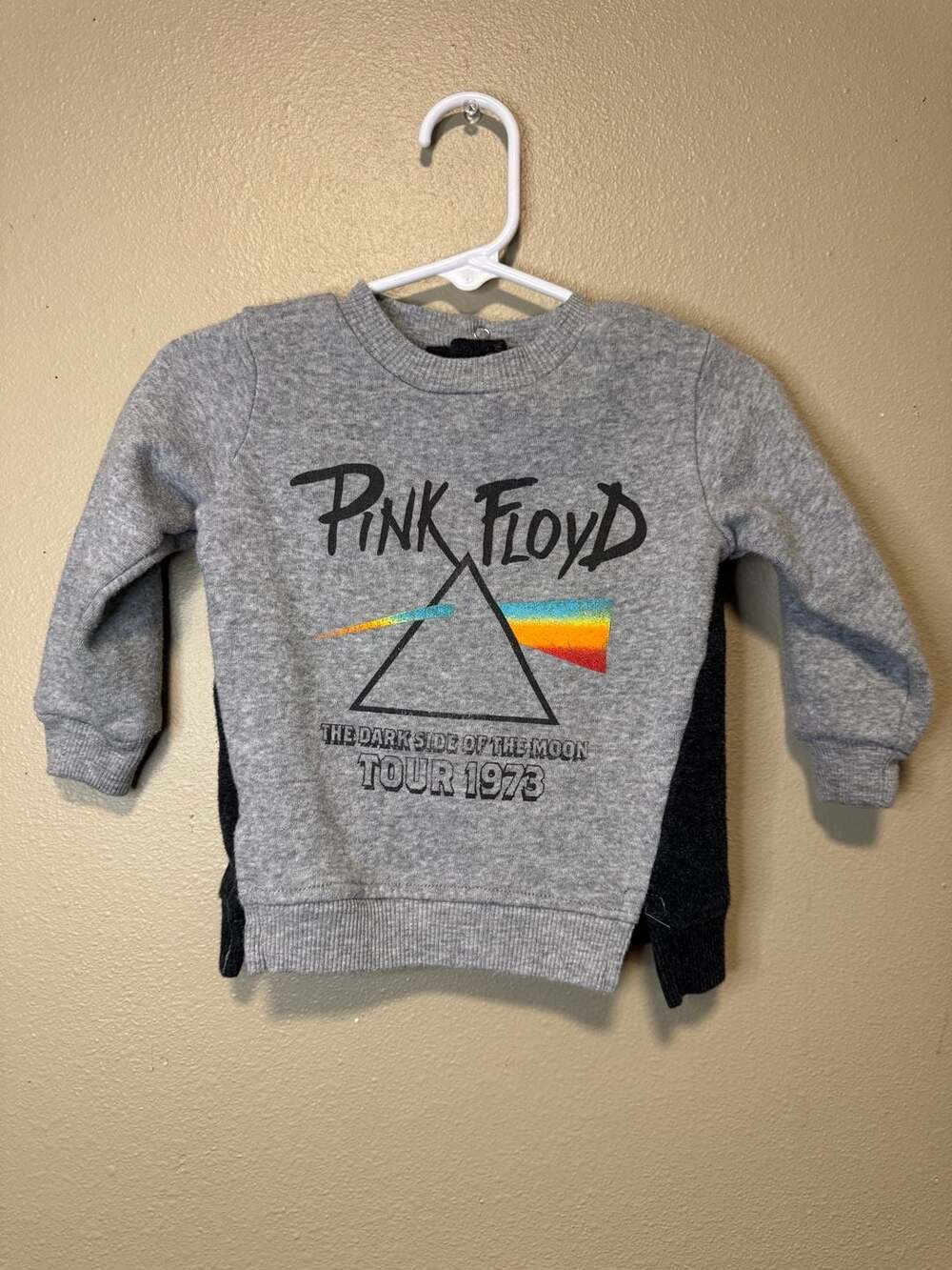 Pink Floyd The Dark Side of the Moon Tour 1973 Baby Sweatshirt 18M